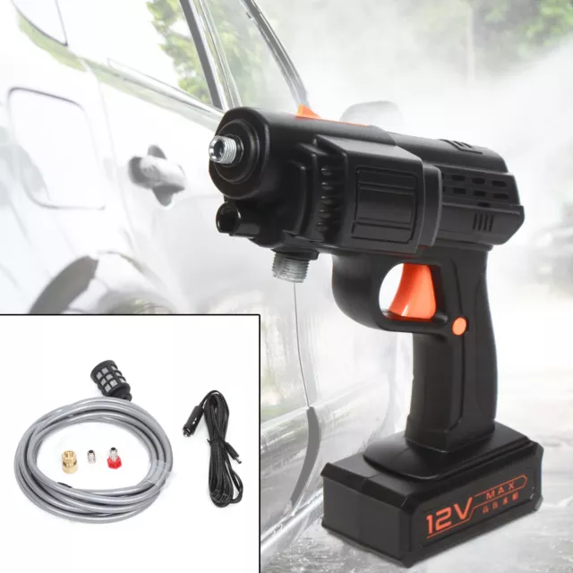120W 435PSI Electric High Pressure Water Pump Kit 3.0L/Min With Quick Connector