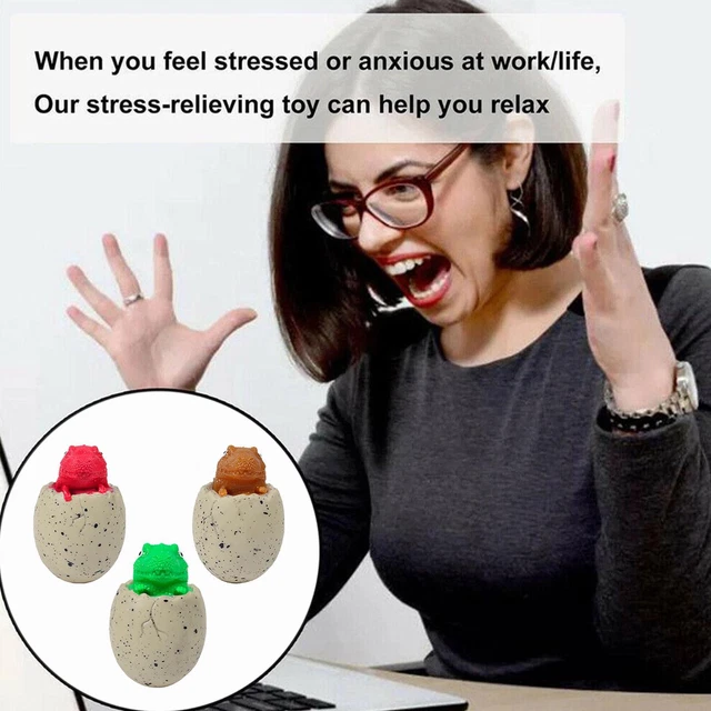 1x Cute Vent Dinosaur Egg Squeeze Toy Dinosaur Squeeze Decompression☆} Toy G8W3