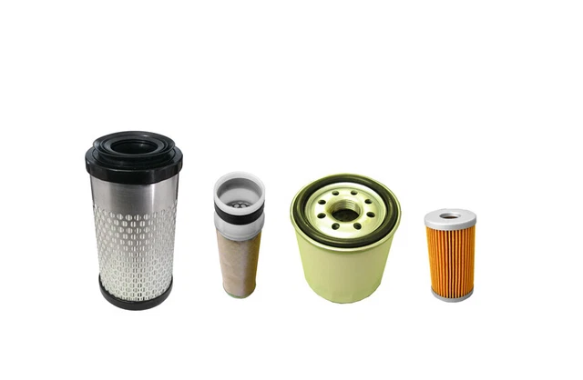 Kit De Filtres Compatibles Avec Kubota Aixam Avec Moteur Kubota Z402 Filtre à Huile, Filtre à Air, Filtre à Carburant