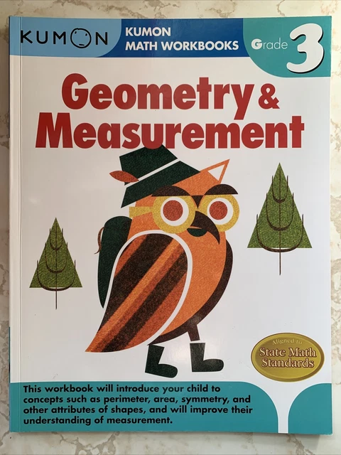 GRADE 3 GEOMETRY & Measurement [Kumon Math Workbooks] £12.03 - PicClick UK