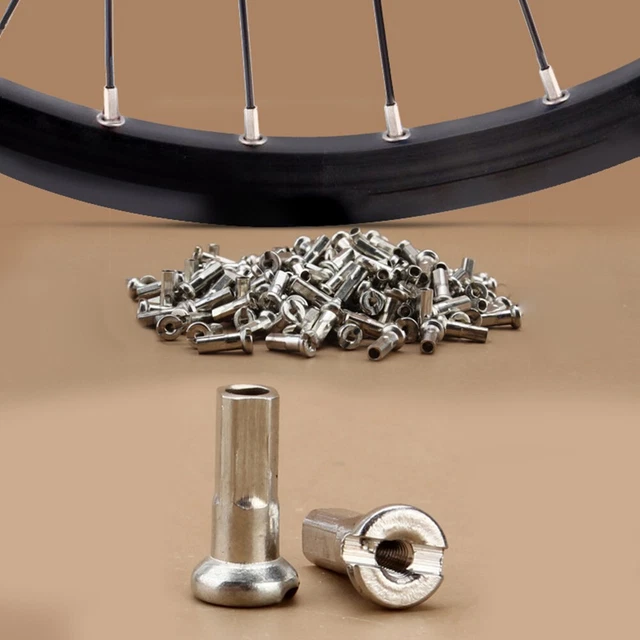 Jeu De 72 Rayons Vélo 12G Longueur 155mm + Mamelons Acier Galvanisé - Universel Pour Roues Avant/arrière