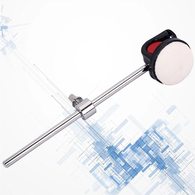 Bass Drum Beater Hammer cabeza de silicona mazo de percusión para set de batería kit Parts Zube