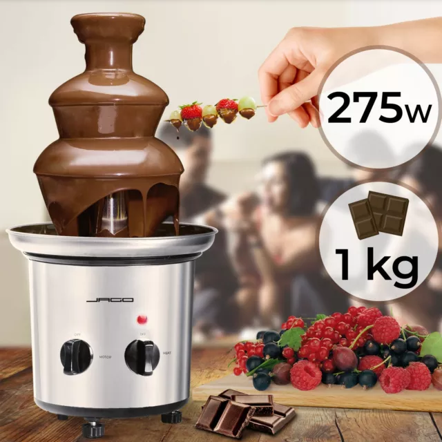 Fuente de chocolate Jago® 275W fuente de fiesta chocolate fondo de chocolate