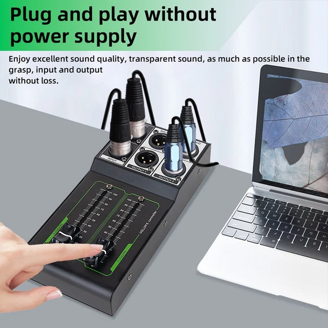 Three Inputs PASSIVE VOLUME CONTROLLER No Noise Input and Output Sound Quality ...