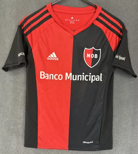 RARE Newells Old Boys 2015-2016 Adidas Home Jersey Boys YOUTH SIZE 10 Football