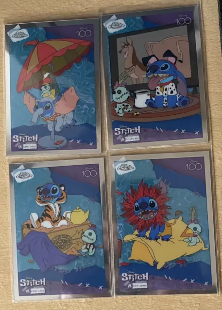 Stitch in Costume Insert Bundle 2023 Topps Chrome Disney 100