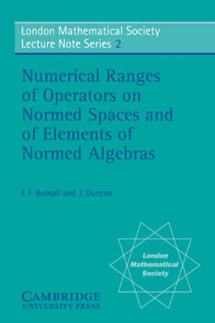 Normed NUMERICAL RANGES OF Operators on Normed Spaces and of Elements of ...