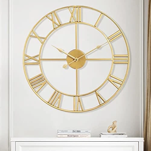 Maxstar Numeri romani moderni Orologi da parete di grandi dimensioni (P0Y)
