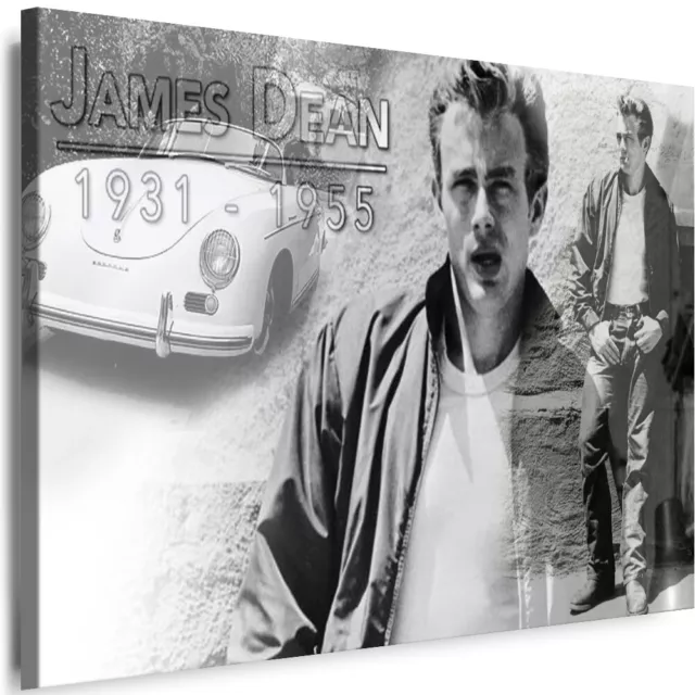 BILDER Leinwand JAMES DEAN WANDBILDER Auto Kunstdrucke ART Film Dekor XXL