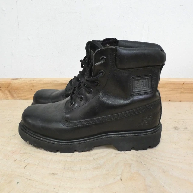CATERPILLAR INC LEATHER Men's Work Boots Size 9 (Hol) £9.99 PicClick UK