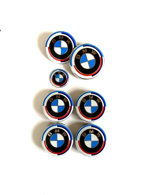 Emblema Para Bmw 50 Aniversario Cofre Cajuela Rin 74mm