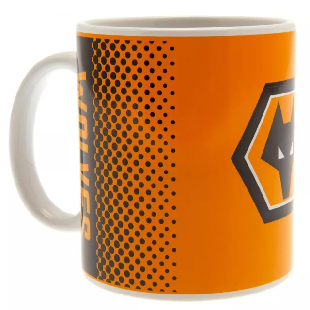 Wolves FC Mug FD Ceramic Tea Coffee Mug Cup in Presentation Box Official