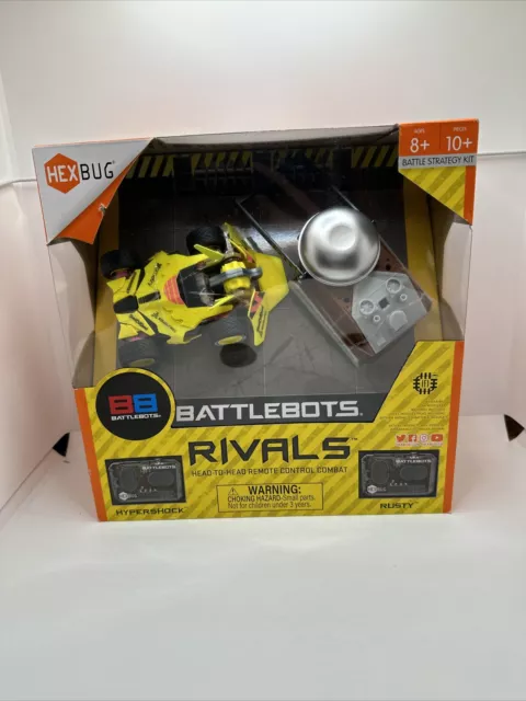 Hexbug Battlebots Rivals 5.0 Hypershock & Rusty Rc Combat Brand New