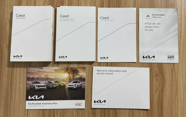 Genuine Kia Ceed 2020-2024 Owners Manual Handbook Service Book