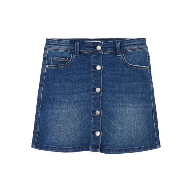 Gonna Carrera Jeans Per Bambina - Tinta Unita Taglia IT 110