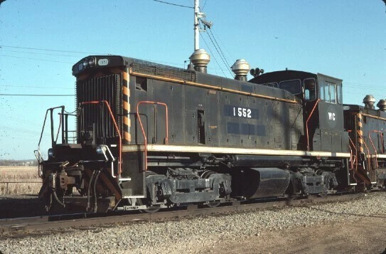 Wc 1552 Sw-1500 Fond Du Lac Wi (Wisconsin Central) Original Slide 04-19-94 T7-2
