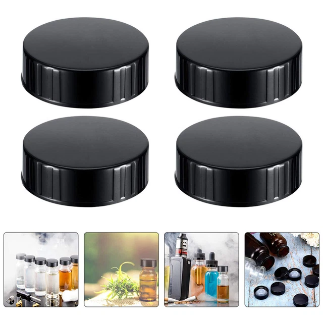 5 tapas de plástico Growler Caps sello de polietileno tapas de tornillo redondas