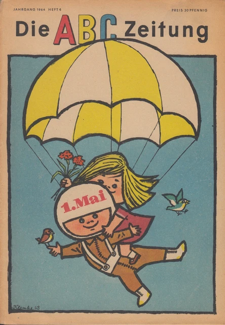 ABC Zeitung 1964 Heft 4 mit Bastelbogen