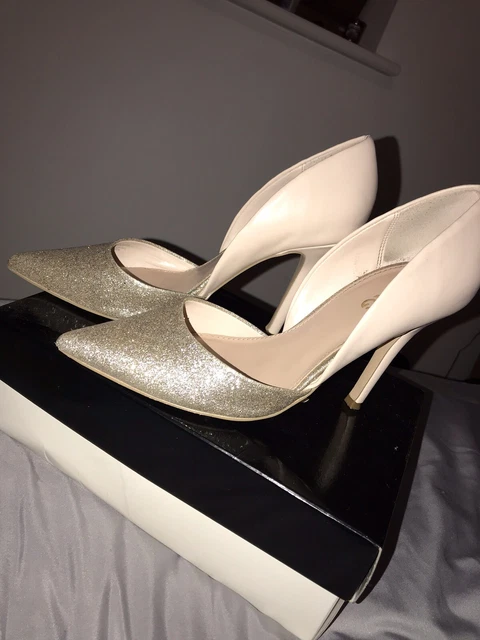 Escarpins Kurt Geiger Miss KG Shannon - Pointure 40 (UK 7) - Couleur Or - Parfait état Occasion