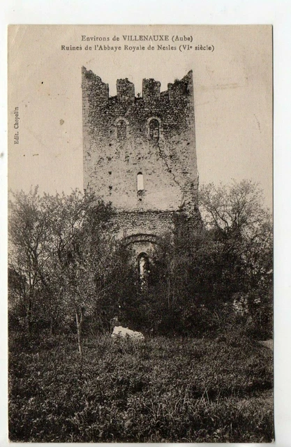 NESLE LA REPOSTE - Marne - CPA 51 - la Tour - ruines de l' Abbaye