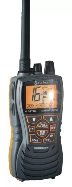 Radio VHF flotante de mano Cobra MR HH350 FLT 6W - gris, 31-11