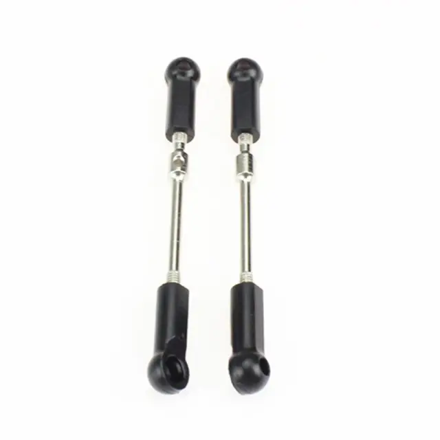 2x 1/10 RC Aluminum Alloy Steering Link for Wltoys 104001 Trucks Accessories