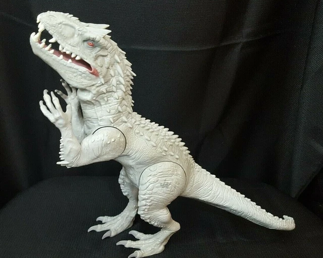 Figurine Indominus Rex Jurassic World – Plastique 34 X 18 X 8 Cm – Mâchoire Inférieure Mobile – Modèle Dinosaure Réaliste