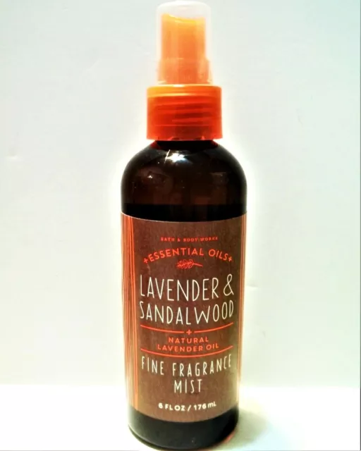 Bath Body Works LAVENDER & SANDALWOOD Fine Fragrance Mist, 6 fl. oz., NEW
