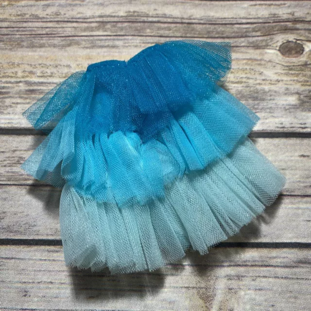 Lol Surprise Omg Doll Clothing Miss Ms Glam Blue Teal Layered Tulle Skirt Tutu