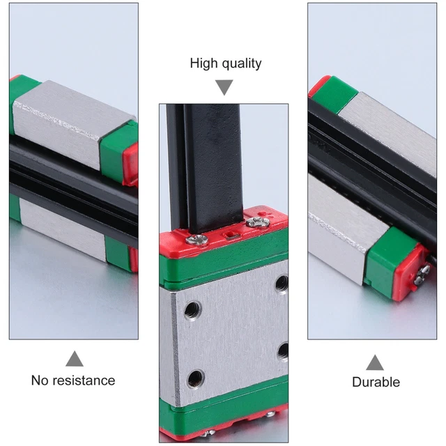 4 Blocchi Scorrevoli Lineari SBR20UU In Alluminio – Per Guide Da 20mm, Movimento Fluido E Silenzioso Per CNC E Stampa 3D