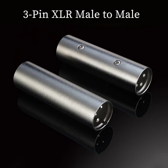 Enhanced Sound Quality 3Pin XLR to RCA to 6 35mm Female To Male Audio Adapter 3