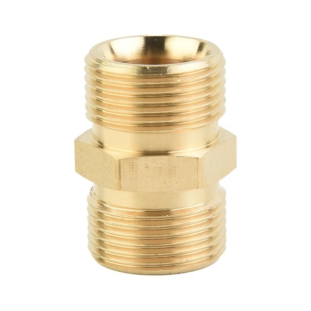 M22/15mm To Male Adaptor Pressure Washer Pump Hose Fit For Screw/Fitting