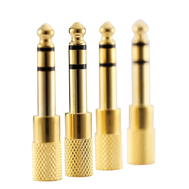 Advanced 6 35mm Male to 3 5mm Female Audio Adapter Enhanced Audio Signal