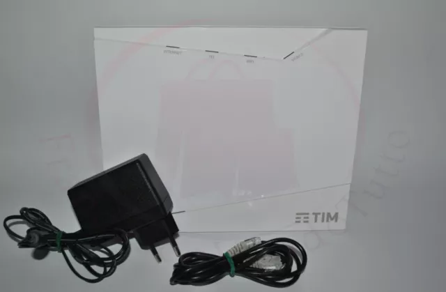 Modem Tim Fibra Combo Ag Combo Smart Tim Router Adsl Wifi  Alimentatore 100Mega