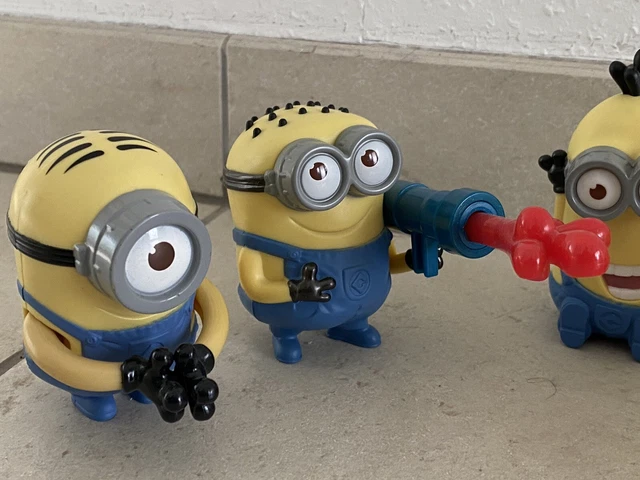 5 Minions Sammelfiguren McDonalds Happy Meal 2013 selten rar - Despicable Me 2 3