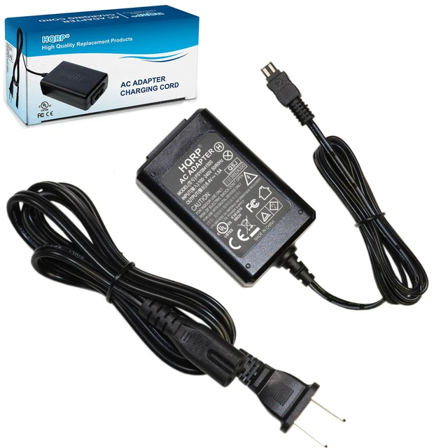 HQRP AC Adapter Charger for Sony HandyCam DCR-SR190E DCR-SR200E DCR-SR220E