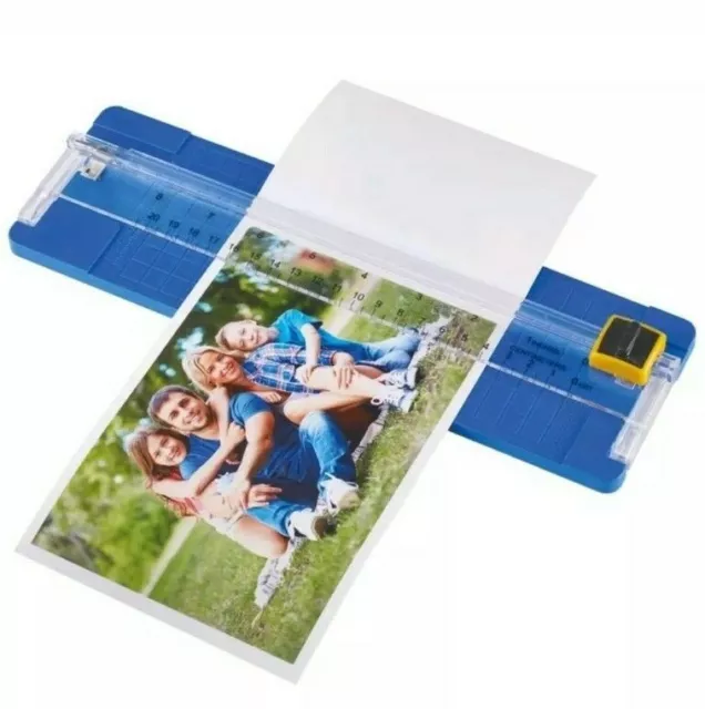 A5 Photo Paper Cutter Trimmer Guillotine Card A4 Magnetic Ruler Home Office AA