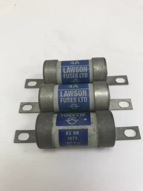 LAWSON 4a HRC FUSE  BS88 GG JOB LOT TO CLEAR TIA4 (836)