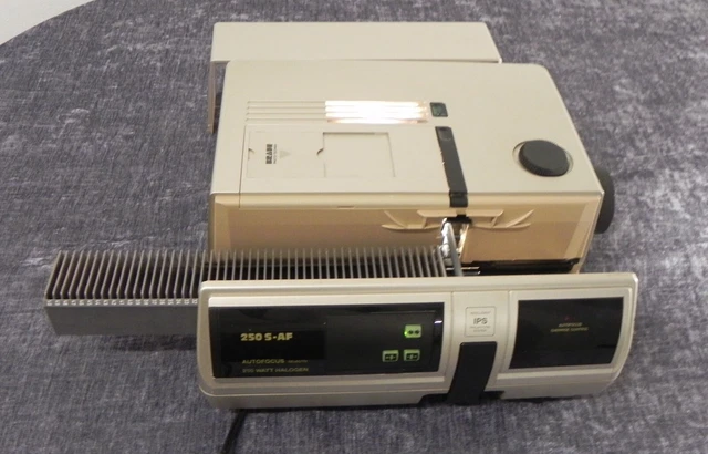 BRAUN PAXIMAT MULTIMAG 250 S-AF DIAPROJEKTOR; IPS-AF, 1:2.8/85mm; MC ...