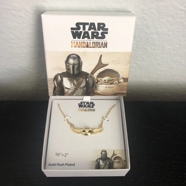 DISNEY STAR WARS Mandalorian Baby Yoda Child Grogu Gold Flash Plated ...