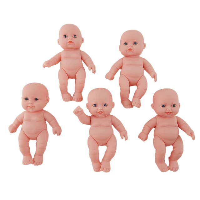 12cm Realistic Baby Doll Vinyl Newborn Infant Simulation Model Kids Toys Gi GF