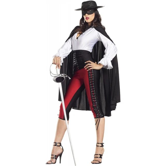 SEXY BANDIT COSTUME Adult Zorro Mexican Bandita Cowgirl Halloween Fancy  Dress $80.81 - PicClick