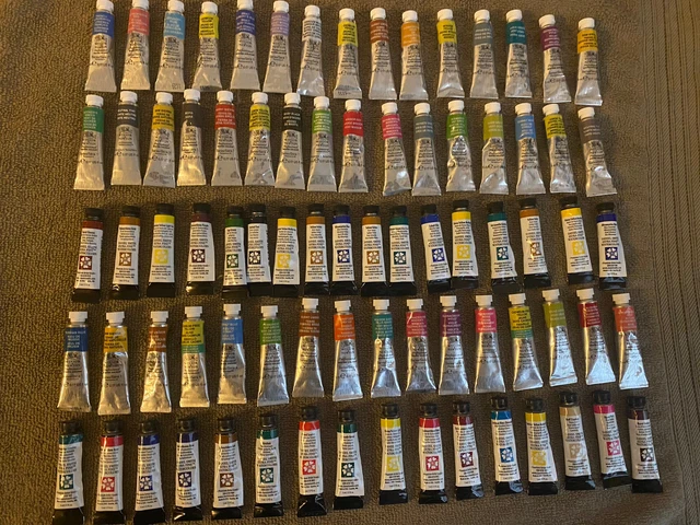 Lote de 80 acuarelas Daniel Smith & Winsor Newton *Totalmente nuevas*