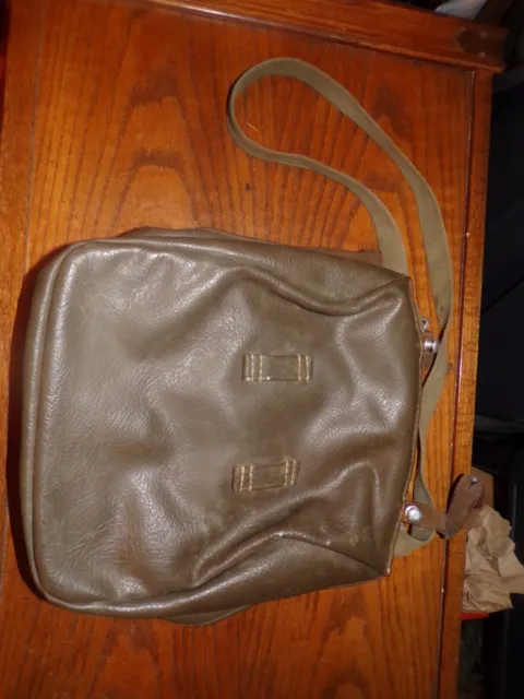 Swiss Military Army Field Bread Shoulder Bag Surplus Leather dated 1985