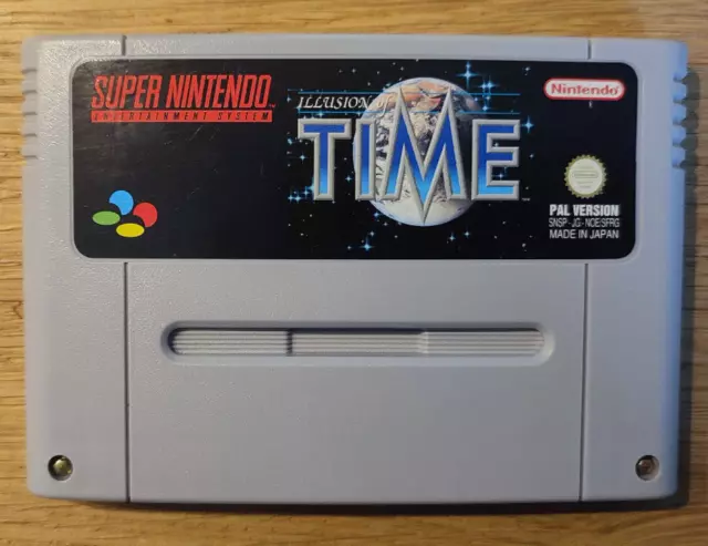 Illusion of Time SNES Modul Spiel Game Super Nintendo PAL Top Titel Gut Klassike