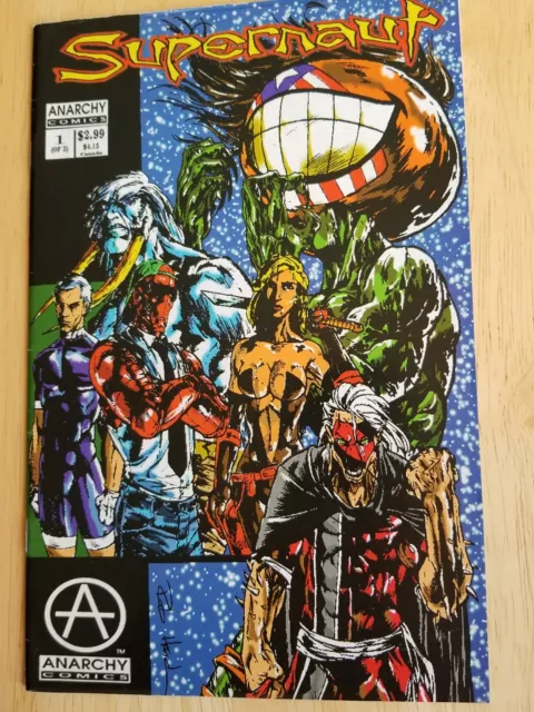 SUPERNAUT #1 Anarchy Comics 1997 ROB HAND art & story Comic Book RARE Collectors