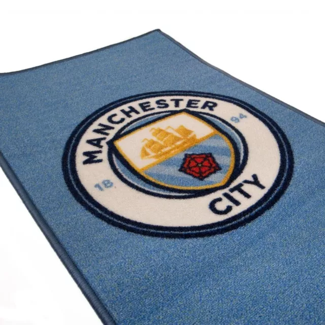 Manchester City FC Rug Christmas Birthday Gift Ideas Fan Bedroom Official Merch