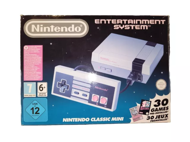 Nintendo Classic Mini Konsole  " wie neu "  mit  30 Super Spielr