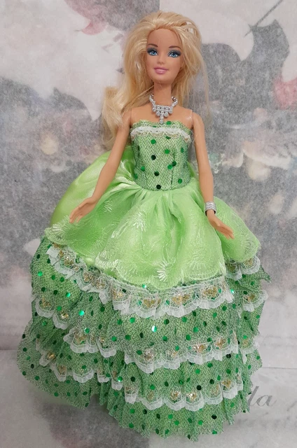Robe Mi-longue Manches Courtes Vert Poupée De Soie Femme - 1382972 Robe Mi-longue Manches Courtes Vert Poupée De Soie Femme - 1382972