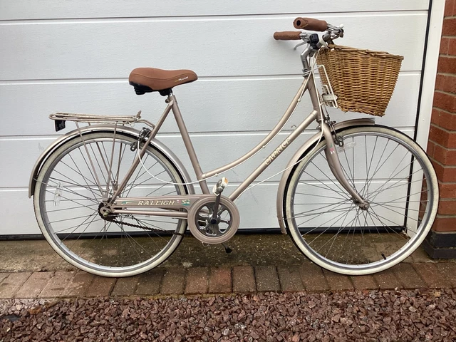 RALEIGH CAPRICE DUTCH style Adult ladies bicycle with basket 31.00 PicClick UK